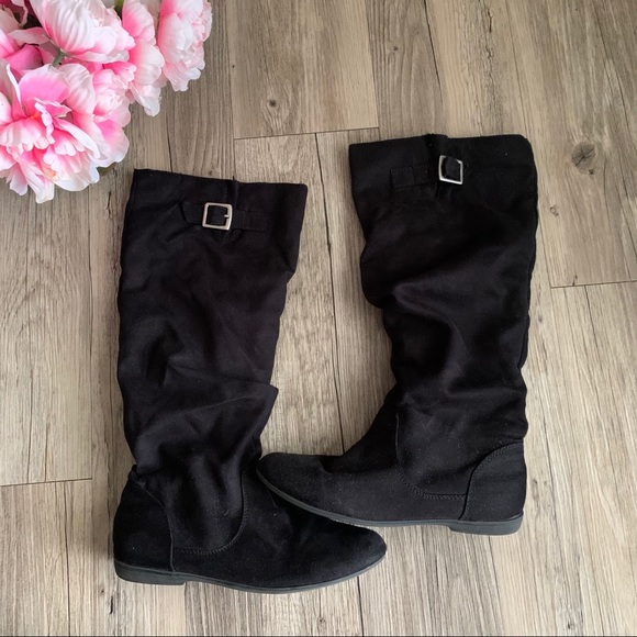 report slouch boots